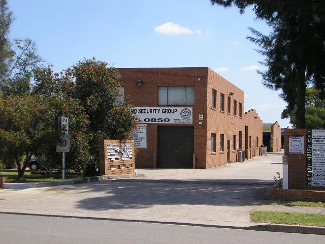 Street frontage of the Prestons industrial complex